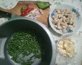 Foto langkah ke 1 dari resep Tumis Tempe Kacang Panjang.