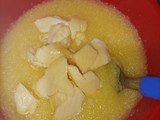 Polenta al microondas con Tuco de no pollo