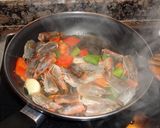 Foto del paso 2 de la receta Langostinos en salsa