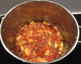 A picture of step 3 of Green Tomato Chutney.
