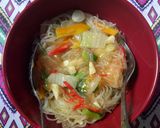 Foto langkah ke 4 dari resep Seblak Bihun Rebus.