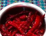 A picture of step 3 of Schezwan Chutney.