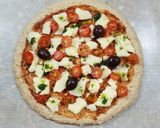 Foto del paso 3 de la receta: 🍕 Pizza de avena 🍕Receta viral #7 🍕
