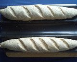 Foto del paso 7 de la receta: Pan blanco con tahini y semillas de sésamo, en panificadora