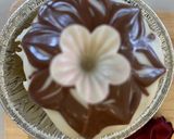 A picture of step 5 of Chocolate almond and pistachio Ghari.