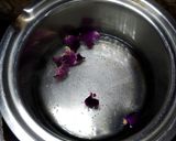 A picture of step 1 of Rose Honey tea.
