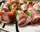 Foto del paso 4 de la receta: Brochetas de pez de espada y bacon 🥓