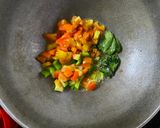 A picture of step 2 of Fried idli.