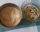 A picture of step 2 of Whole wheat sesame ladoo.