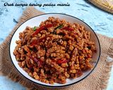 Foto langkah ke 6 dari resep Orek tempe kering pedas manis.