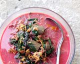 Foto langkah ke 7 dari resep Bayam Merah Masak Lemak Khas Malaysia.