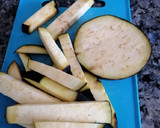 Foto del paso 1 de la receta: Bastones de berenjena en tempura