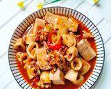 Foto langkah ke 6 dari resep Tumis Cumi Tahu ala Warteg.