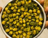 A picture of step 6 of Mint chickpeas/chana/sundal.