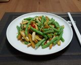 四季豆炒豆干的食譜步驟5照片