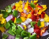 A picture of step 6 of Chilli Chicken.