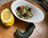 Une image de l'étape 8 de Trio quinoa 🥄pois chiche🌾🫘 menthe festival de saveurs 🍃🌿.