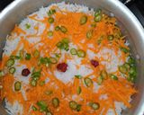 A picture of step 4 of White Pulao.
