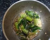 A picture of step 6 of Moong Bean Dhokla.