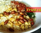 A picture of step 3 of Left over rice snack.