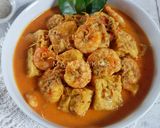 Foto langkah ke 5 dari resep Kare Udang Tahu.