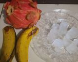 Foto langkah ke 1 dari resep Jus buah naga pisang.