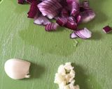 Foto del paso 3 de la receta: Tarta de hoja de remolacha y berenjena (sin masa)