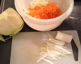 A picture of step 3 of Crispy Asian Beef with a Crunchy Slaw.