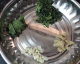 A picture of step 3 of Special Sindhi 'Saai Bhaji' / 'Veg Spinach with dal'.