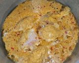 A picture of step 7 of Smoked Drumsticks Zarda Biryani.