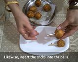 A picture of step 22 of Veg Paneer Lollypop.