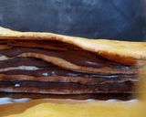 HATLAPOS KRÉMES 🍯🍫/ csokoládé pudingos süti/gyors, egyszerű recept fázis 9 fotója