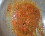 A picture of step 1 of Aloo gosht.