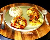 A picture of step 8 of Paneer Piccata With Sautéed Veggies And Garlicky Herb Rice - Italian To Indian Veg Version Piccata.