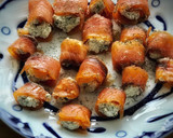 Foto del paso 5 de la receta: Rollitos de salmón con tofu