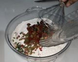 A picture of step 4 of Eggless Christmas Fruit Cake.