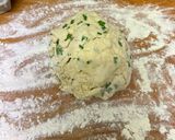 A picture of step 3 of Cheese and wild garlic scones.