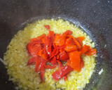 Foto del paso 2 de la receta: Garbanzos con setas y pimiento de piquillo