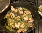 A picture of step 3 of Swordfish sh Fi in a Jalapeño Lemon Butter Sauce.