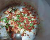 A picture of step 3 of Navratan Pulav.