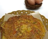 Foto langkah ke 5 dari resep Telur dadar gobal gabul #kakilimarasabintanglima#semarakramadan.