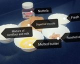 A picture of step 1 of Nutella Tart.