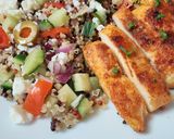 Szìnes quinoa saláta recept fázis 2 fotója