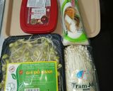 Hình bước làm 2 của món Canh Giá Đậu Nành Kim Chi
