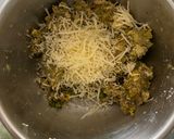 A picture of step 3 of Mexican starter corn cheese balls.