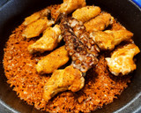 Foto del paso 8 de la receta: Arroz a la Paella de Pulpo y Alitas de Pollo Con Mayonesa de Yakiniku