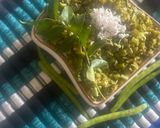 A picture of step 7 of Cluster Beans Poriyal (no onion no garlic).
