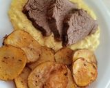 Foto del paso 10 de la receta: Colita de cuadril +salsa mostaza+papas chips
