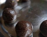 A picture of step 3 of Coconut Surprise Oreo Laddoos.