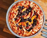 Hình bước làm 7 của món 💚 Tart Rustic Xuân Đào & Việt Quất